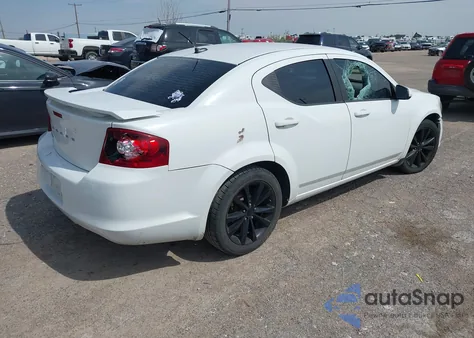 2013 Dodge Avenger Sxt из США, поврежденный, VIN 1C3CDZCB6DN677876